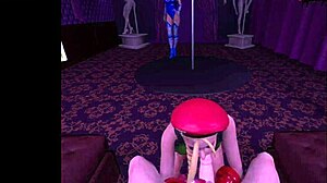 Cammy White Rides Cock In Virtual Reality Game Cosplay, Fighting Crazy Bunny Costumes