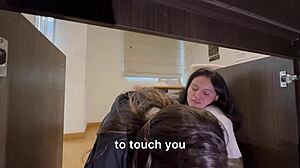 I never noticed my maid was this hot! She bent over to clean the study, and wow.