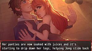 best thighjob ever in harem hentai game ep 13 with cute teen