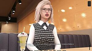 Blonde Coed Slut Rides Master In 3d Hentai Knockout Game Part Sixteen With Big Tits And Detailed Actions