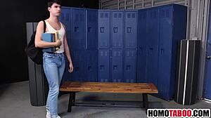 My step uncle took me in the gym for some private time.