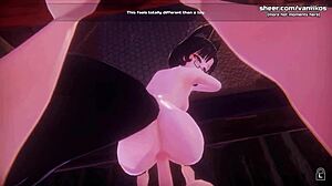 i'm watchin this anime teen gettin her ass creampied