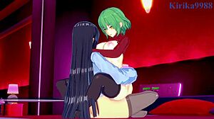 i watch hikage and ikaruga in intense lesbian futanari sex with big tits