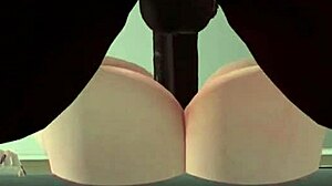 In second life, big black cock fucks white woman to impregnation