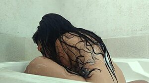 watch my wife cheat with her gay lover in the jacuzzi, kissing and fucking