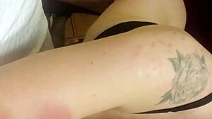 I watched her boyfriend call, so she ditched the phone to cuck him hard.