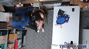 Teen Experiences Oiled Anal Sex and Blowjob in First-Time Felony Theft Roleplay