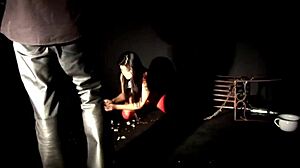 Latex and extremely gentle fetish actions