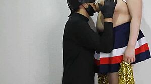 Whoa, I squirted so much in my cheerleader costume, second time ever, big squirt full version!