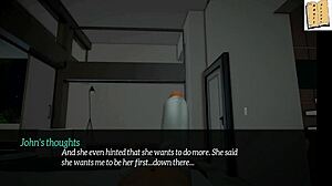 brunette with big tits fucks at office game