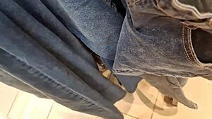 Your Italian Stepmom’s Super Hairy Pussy Flashed in Clothing Store