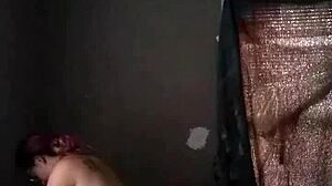 horny wife sucking and riding hubby's fat cock