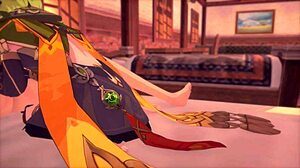 watching sunset with collei in genshin impact