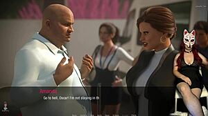 Kate 32 touches her pussy in the taxi, fingering under skirt during public outdoor anime fetish game