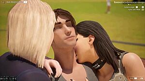 All Sex Scenes: Max Vs Dr Mercer And Leah In Wild Outdoor Threesome