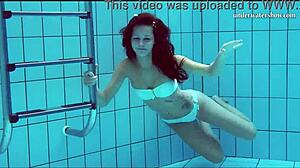 hey, check out nata, hot hungarian babe swimming!