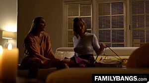 Adriana chechik and abigail mac share romantic night as stepsisters after breaking with boyfriends