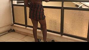 This Chap We Met At The Balcony My Stubborn Friend Decided We Fuck Her First