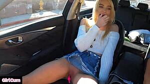 Kenna James Rides Tight Fat Pole, Bent Over For Facial Cumshot