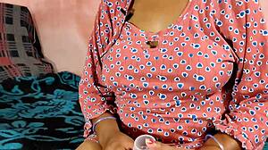 Indian babe lily shows ass for uncle's anal fuck