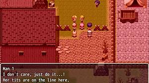 grace faces humiliation in labyrinth town game part 3 with anime hentai elements