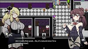 corporate succubus uses toys and bondage on lesbian partner