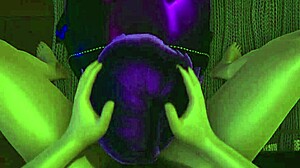 Raven Sucks a Huge Dick in 3D Uncensored Hentai