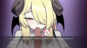 corporate succubus uses toys and bondage on lesbian partner