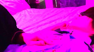 Amateur POV of blindfolded female police officer getting blowjob and cunnilingus