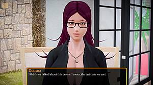 my new family gathers in anime cartoon home