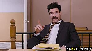 milf kristina rose takes two big cocks in anal threesome