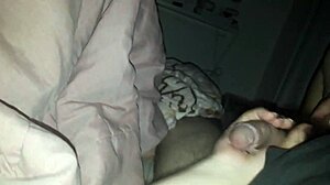 Latina Wife Masturbates Husband Every Day with Oral!