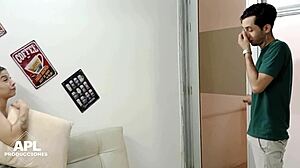 Horny Neighbor Always Finds Excuse For Fucking