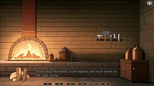 Tomboy Love In Hot Forge Hentai Game Ep 3 Muscular Redhead Femdom Creampie