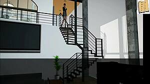 brunette with big tits fucks at office game