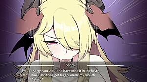 corporate succubus uses toys and bondage on lesbian partner