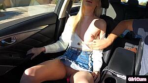 Kenna James Rides Tight Fat Pole, Bent Over For Facial Cumshot