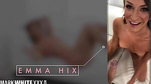 emma hix gets double creampie in sloppy missionary