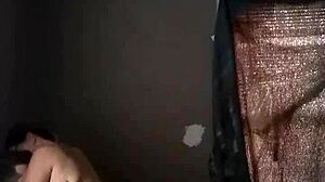 horny wife sucking and riding hubby's fat cock