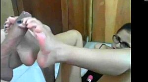 Goth teen in glasses, are you ready for this blowjob?