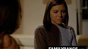 Sensual stepsis and friend explore lesbian desires together