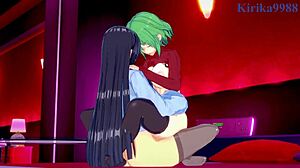 i watch hikage and ikaruga in intense lesbian futanari sex with big tits