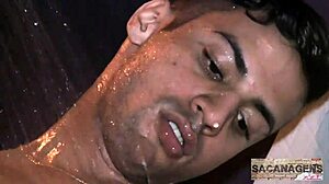 Felipe escorpião in hot solo gay sex!