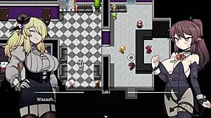 corporate succubus uses toys and bondage on lesbian partner