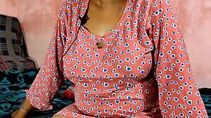 Indian babe lily shows ass for uncle's anal fuck