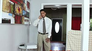 dominated ethnic teen receives deepthroat and rough fucking with big cock