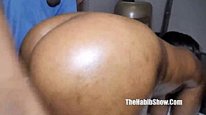 Blasian Start 18yr Black Teen Gangbanged in Ghetto Scene