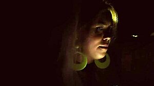 Two Scared Chicks Fuck Instead Of Horror Movie!