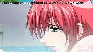 my friend is so hot, can't resist eating her juicy tits in this anime hentai!