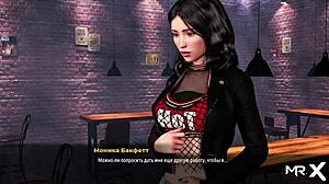 Bosses grope butts in 3d cartoon fashion business